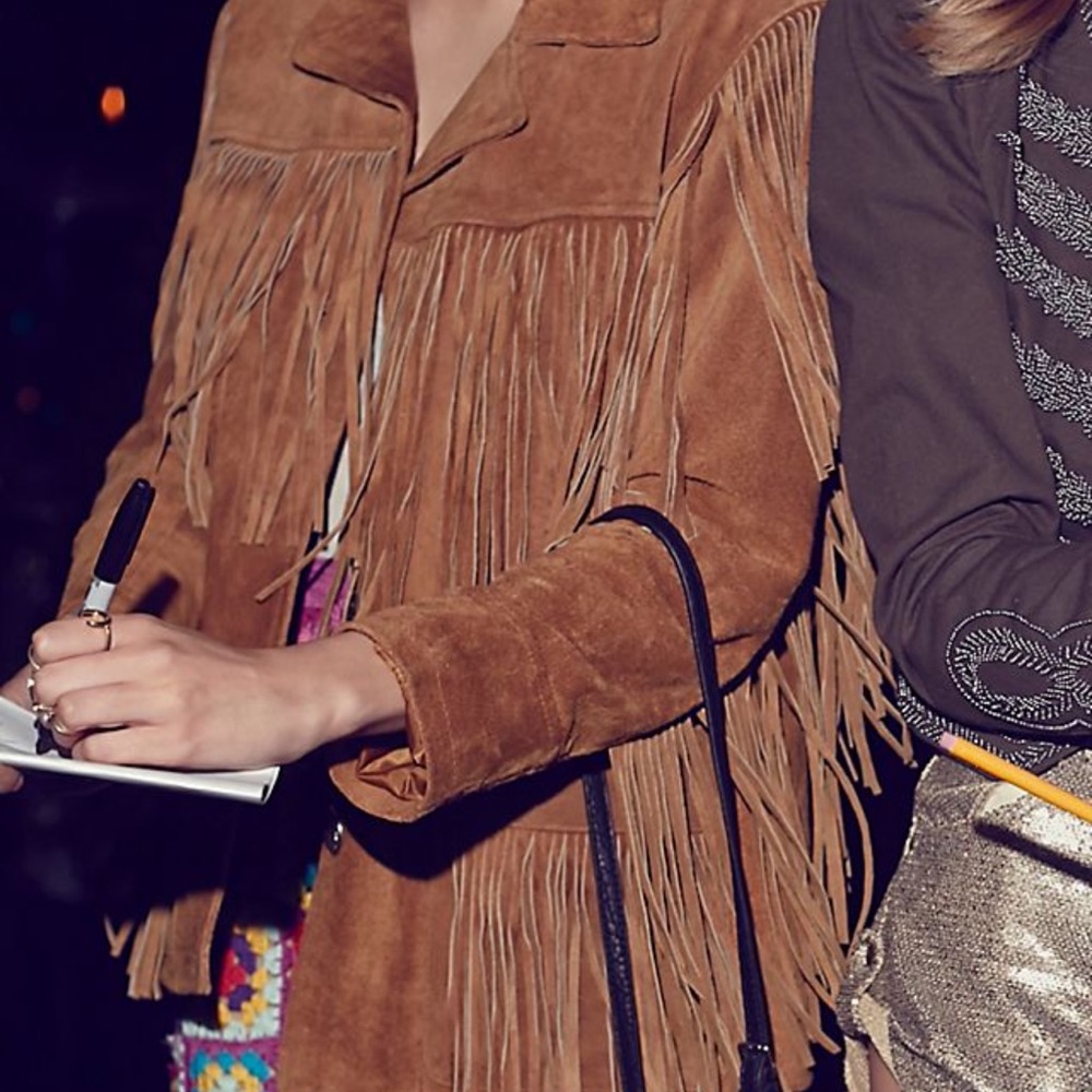 Free People Understated Genuine Cow Leather